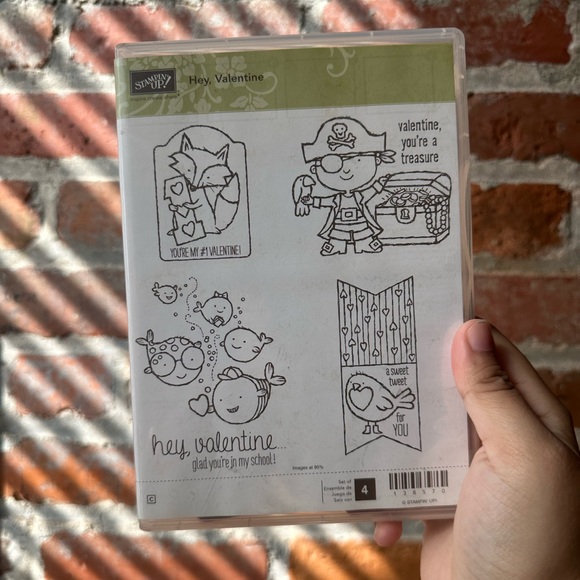 Stampin’ Up Hey, Valentine cling stamps - Picture 1 of 4